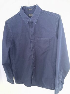 J. Crew Navy Textured Button-Down Shirt